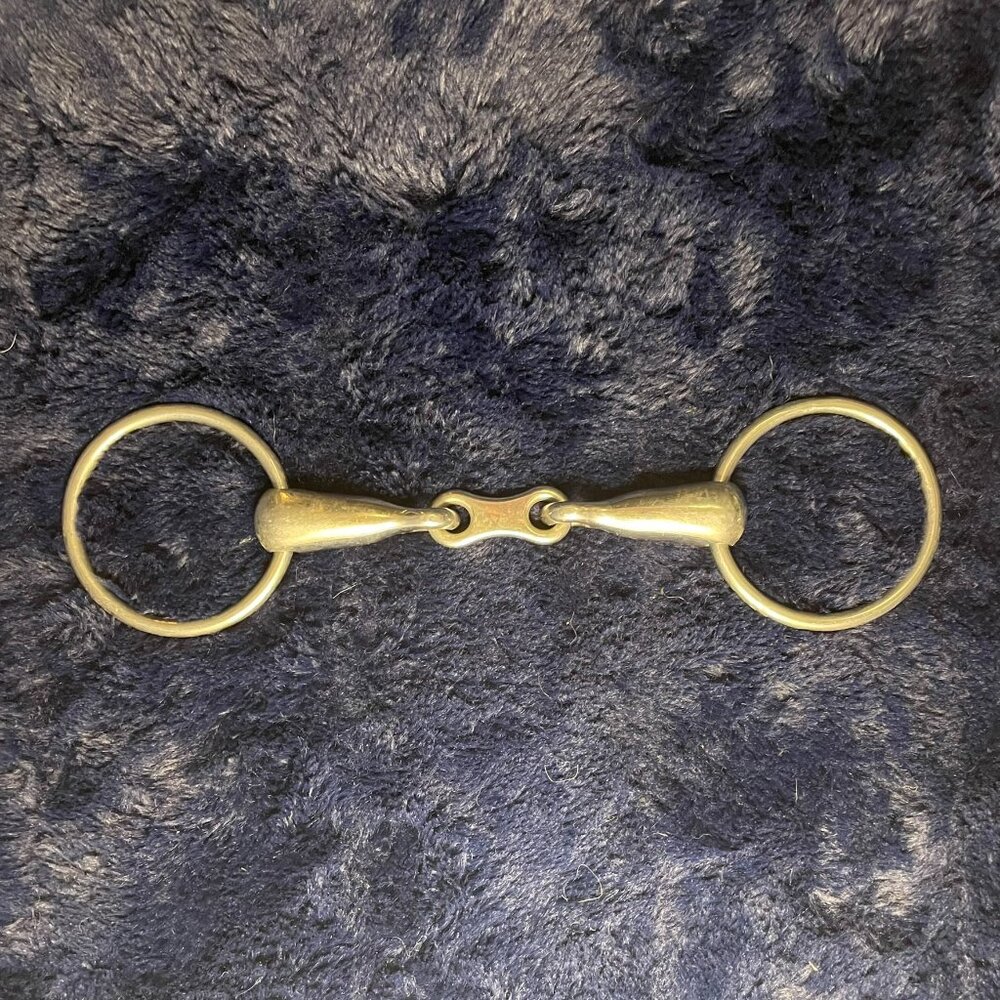 5.5" French Link Metalab Loose Ring Snaffle